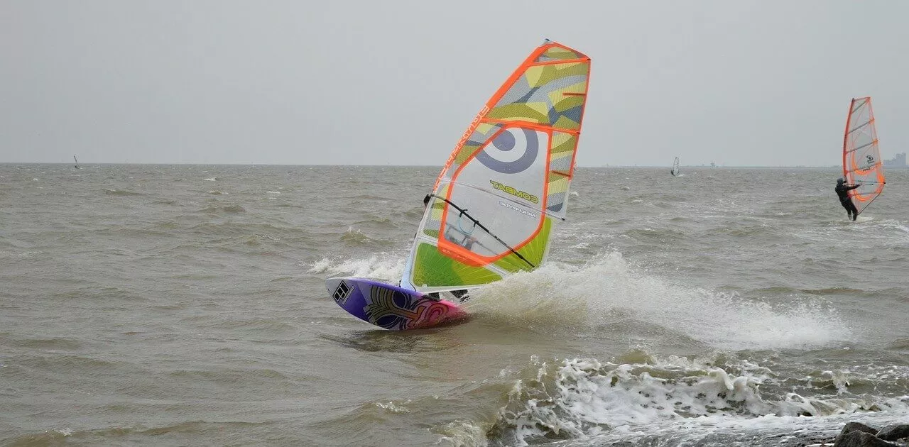 Surfing on the north sea