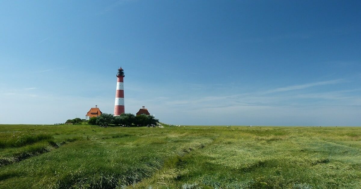 Lighthouse in Westerhever