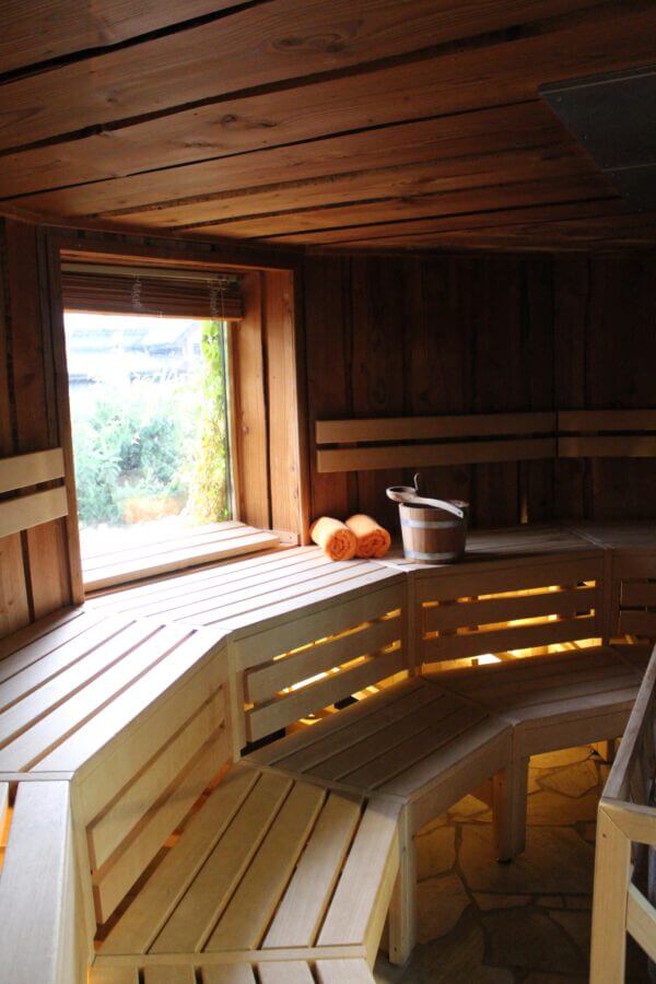 View into the sauna